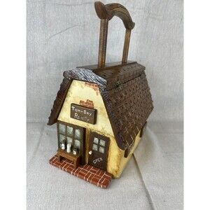 VTG Maurice Batson Wooden Box Purse Real Estate Open House Water Front For Rent